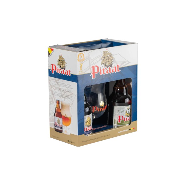 Пиво Van Steenberge Piraat gift pack / Пивной подарочный набор Вэн Стинберг Пират