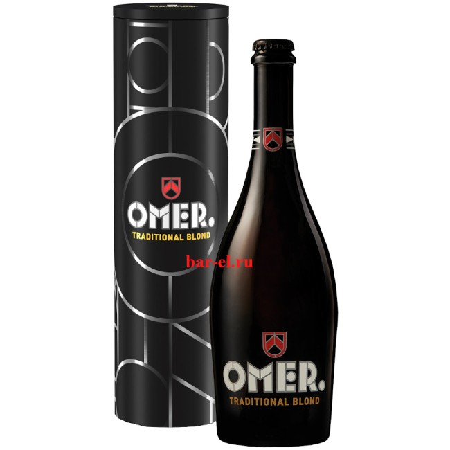 Пиво Omer Traditional Blond gift tube 75cl / Омер Традишенл Блонд в тубе 750 МЛ