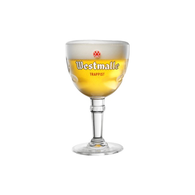 Trappistes Westmalle beer glass / Пивной бокал Трапист Вестмалле 330 МЛ