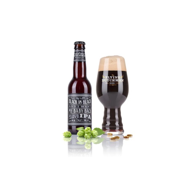 Пиво Flying Dutchman Black is Black And I Want My Baby Back Black Rye IPA 33cl / Флаинг датчман блэк рай ипа 330 МЛ