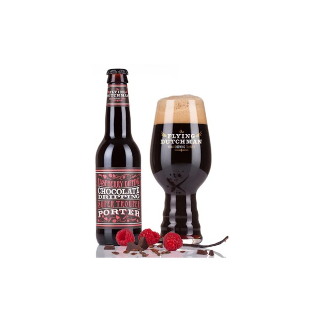 Пиво Flying Dutchman Raspberry Dipping Chocolate Dripping Super Trouper Porter 33cl / Флаинг датчман распберри чоколейт портер 330 МЛ