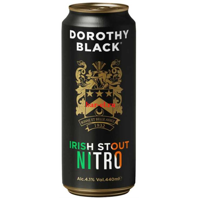 Пиво Dundalk Dorothy Black Irish Stout Nitro 44cl / Дандолк Дороти Блак Айриш Стаут Нитро 440 МЛ