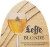 leffe coaster in the form of a shield / Бирдекель Леффе в виде щита