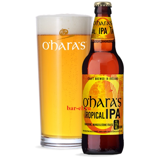 Пиво Carlow O Hara s Tropical IPA 50cl / Калау Эу Хара эс Трапикл Ипа 500 МЛ