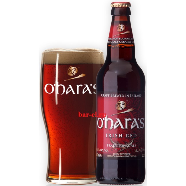 Пиво Carlow O Haras Irish Red  Traditional Ale 50cl / Калау Эу Харас Айриш Ред Традитионал Эль 500 МЛ