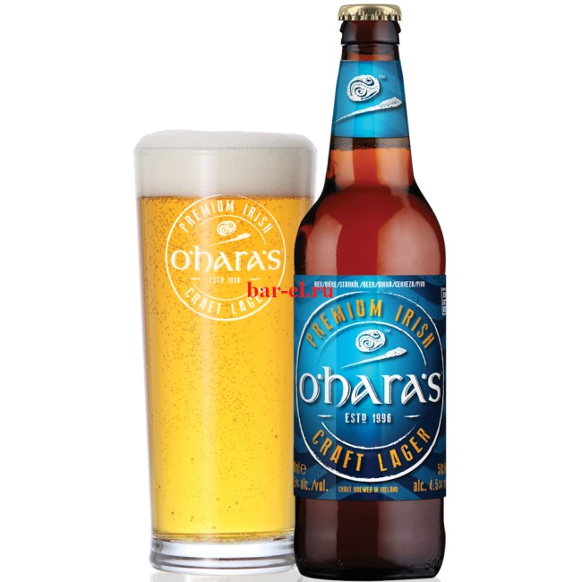 Пиво Carlow O Haras Premium Irish Craft Lager 50cl / Калау Эу Харас Премиум Айриш Крафт Лагер 500 МЛ