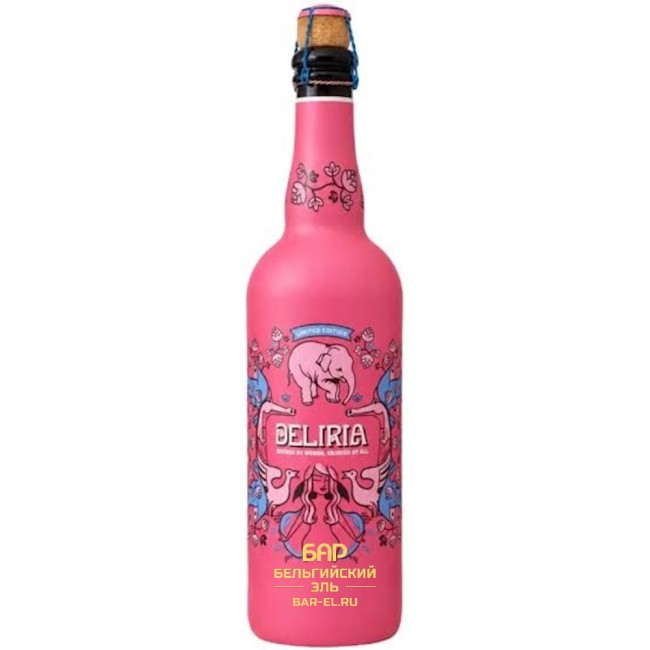 Пиво Delirium Deliria Pink 75cl / Делириум Делириа Пинк 750 МЛ