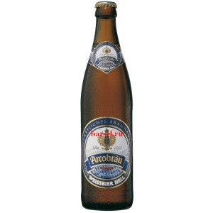 Пиво Arcobrau Weissbier Hell 50cl / Аркобраю Вэиссбир Хель 500 МЛ
