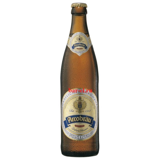 Пиво Arcobrau Pilsener 50cl / Аркобраю Пилсэнэр 500 МЛ