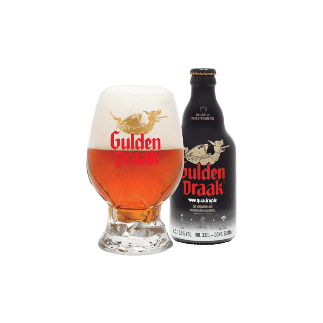 Пиво Gulden Draak 9000 Quadruple 33cl / Гульден Драак 9000 Квадрюпель 330 МЛ