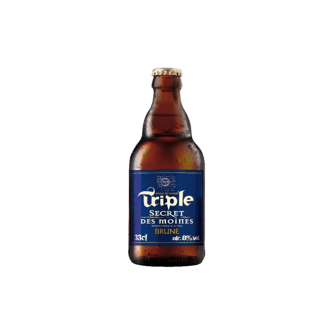 Пиво La Goudale Triple Secret des Moines Brune 33cl / Ля Гудаль Трипл Сикрит Де Муан Брюн 330 МЛ