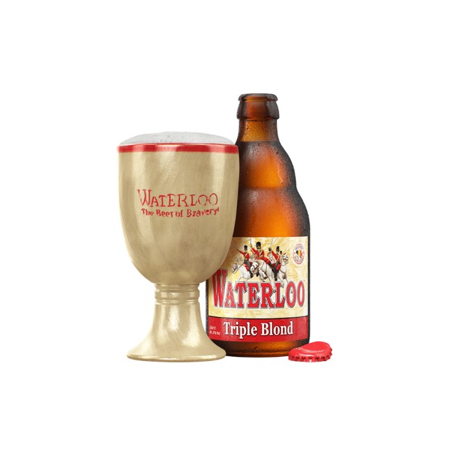 Пиво Waterloo Triple Blond 33cl / Ватерлоо Трипель Блонд 330 МЛ
