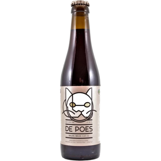 Пиво De Poes Bruin 33cl / Де Пус Брюн 330 мл