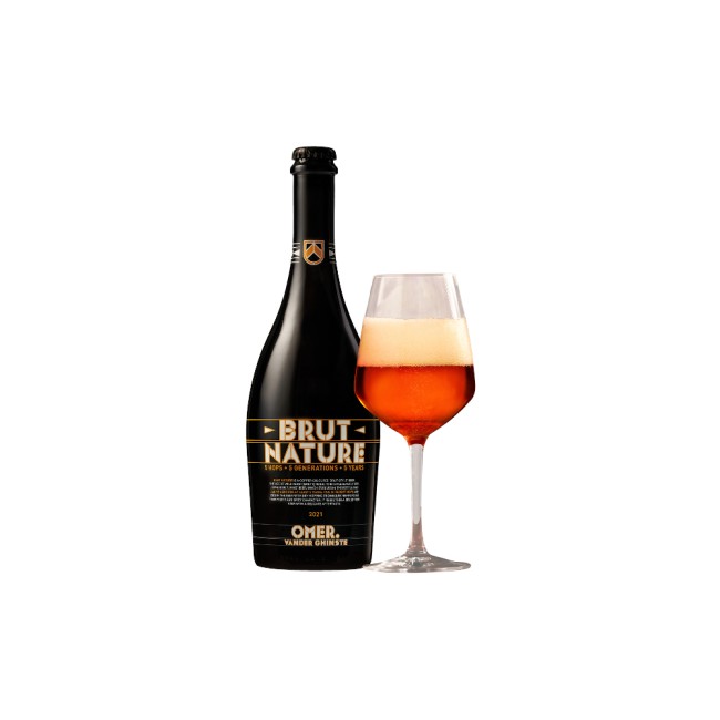 Пиво Omer Brut Nature 75cl / Брют натур 750 МЛ