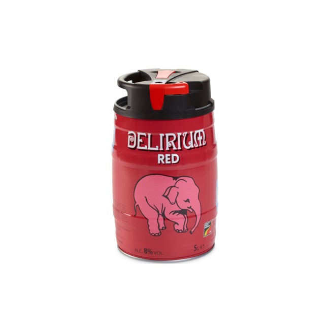 Пиво Delirium Red mini-keg 500cl / Делириум ред мини-кег 5000 МЛ