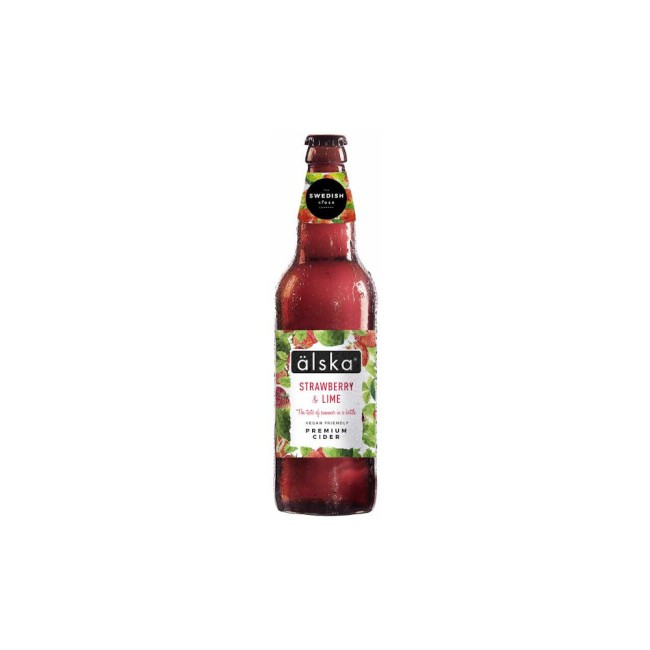 Сидр Alska Strawberry & Lime / Альска клубника и лайм