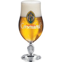 Corsendonk Tulip var 1 beer glass 33cl/ Пивной бокал Корседонк Тюльпан с капелькой 330 МЛ