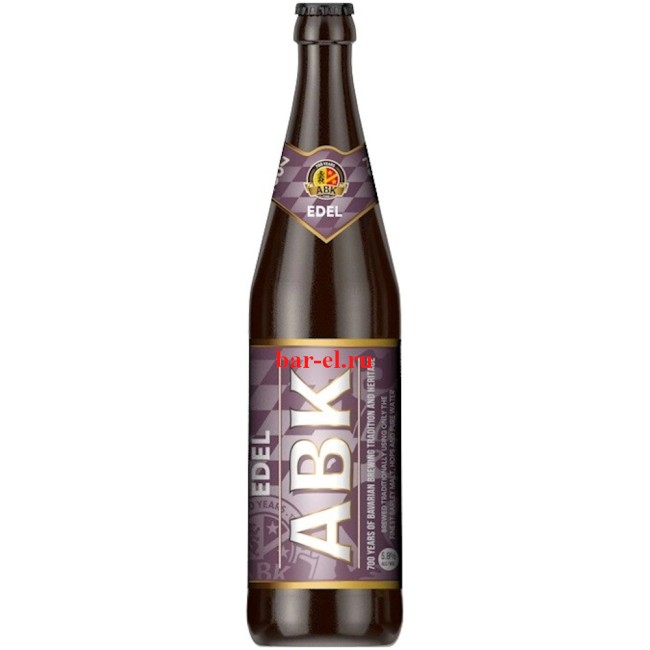 Пиво ABK Edel 50cl / АБК Эдель 500 МЛ