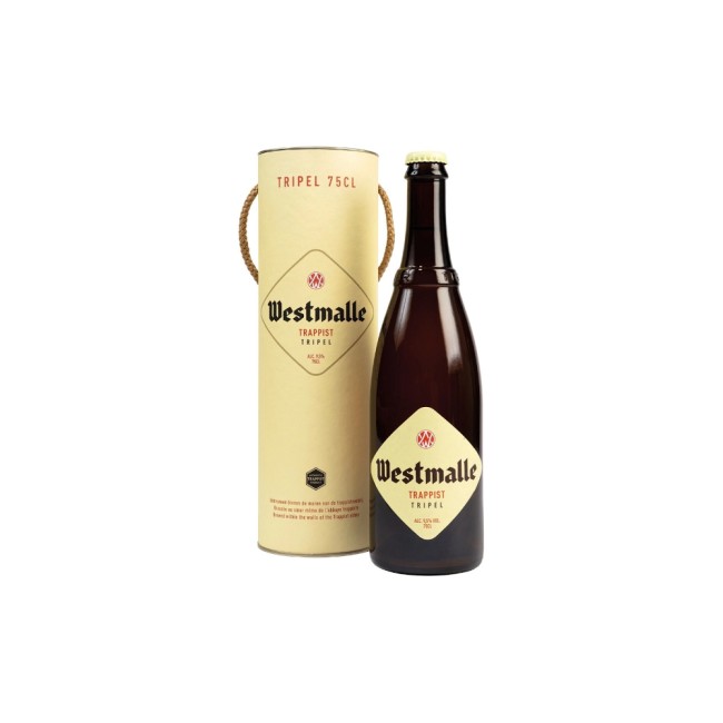 Westmalle Trappist Tripel gift tube / Подарочный пивной набор Вестмалле Трапист Трипель в тубе