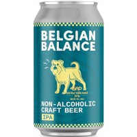 Пиво Belgian Balance Non-Alcoholic Boosted beer IPA + 33cl / Белджан Бэлэнс Нон Алкохолик Бустид Бир Ипа Плюс 330 МЛ