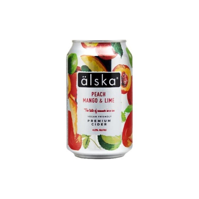 Сидр Alska Peach Mango Lime / Альска Персик Манго Лайм