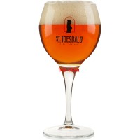 St Idesbald beer glass 33cl/ Пивной бокал Св. Идесбальд 330 МЛ St Idesbald beer glass 33cl/ Пивной бокал Св. Идесбальд 330 МЛ