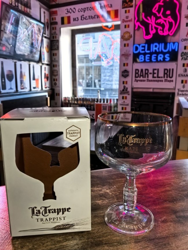La Trappe  beer glass 15cl/ Пивной бокал Ла Трапп 150 МЛ