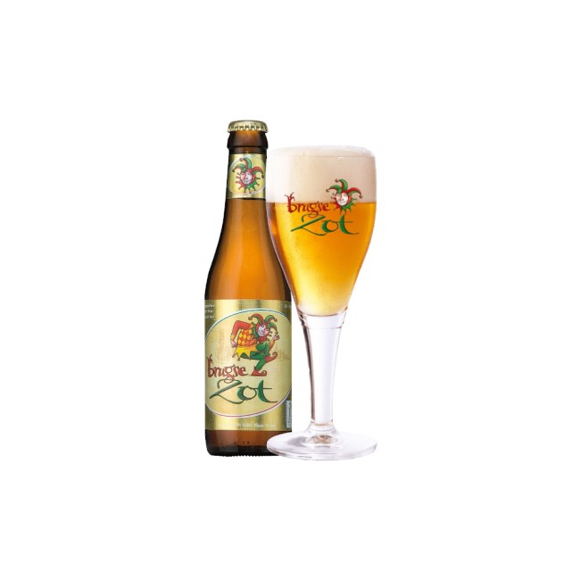 Пиво Brugse Zot Blond 33cl / Бругс Зот Блонд 330 МЛ