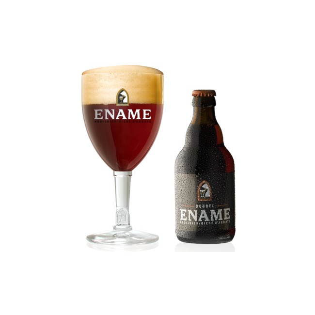 Пиво Ename Dubbel 33cl / Энаме Дюббель 330 МЛ