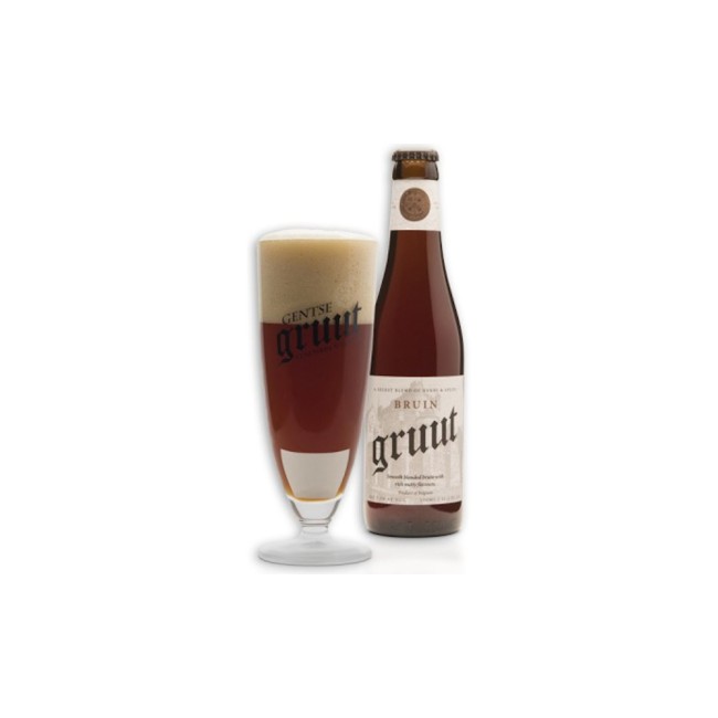 Пиво Gruut Bruin 33cl / Грют Брюн 330 МЛ