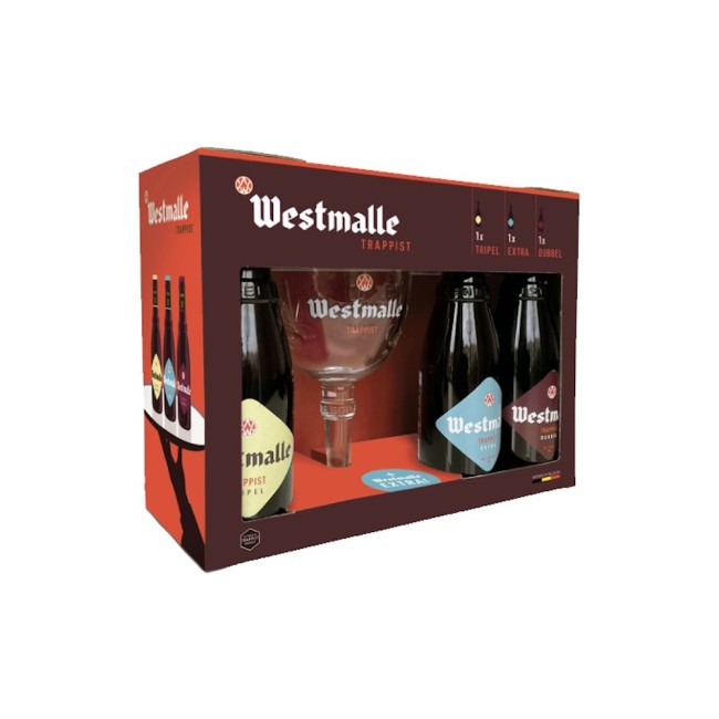 Пиво Westmalle Trappist gift pack / Пивной подарочный набор Вестмалле Траппист