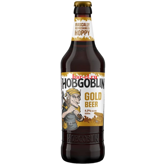 Пиво Wychwood Brewery Hobgoblin Gold 50cl / Вичвуд Хобгоблин Голд 500 МЛ