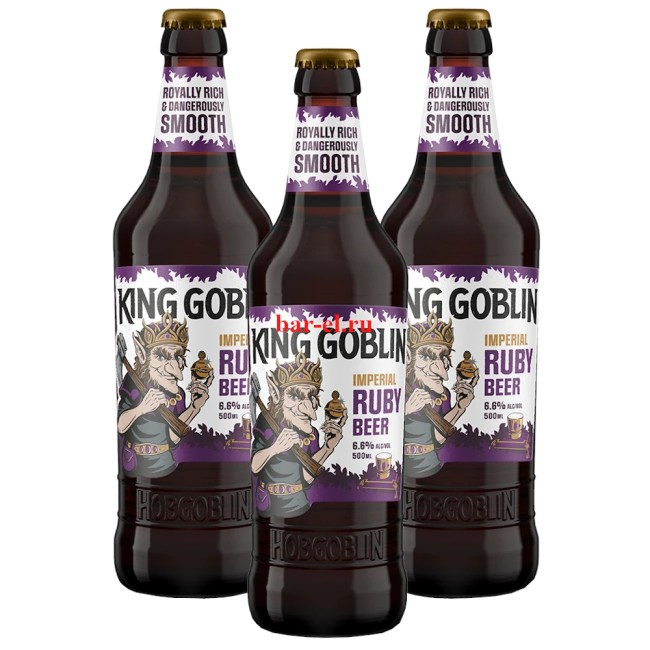 Пиво Wychwood Brewery Hobgoblin King Goblin 50cl / Вичвуд Хобгоблин Кинг Гоблин 500 МЛ