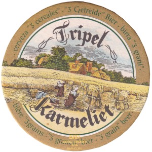 Tripel Karmeliet coaster / Бирдеколь Трипель Кармелит