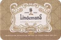 Lindemans coaster peach / Бирдеколь Персиковый Линденманс